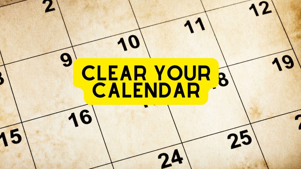 Spring Cleaning for Your Solo Show