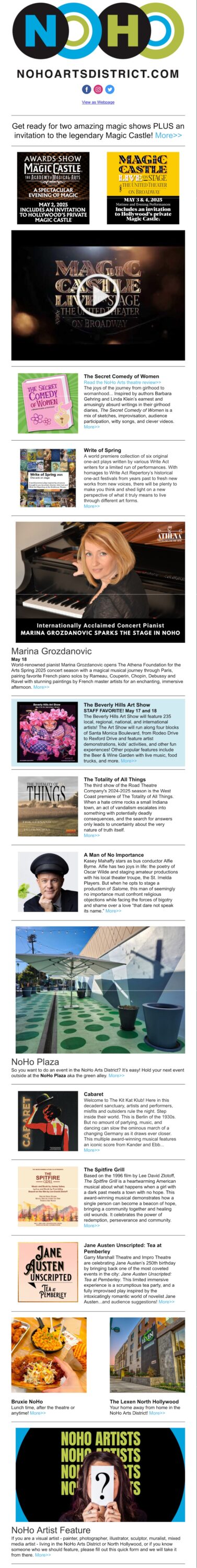 NoHo News for May 1