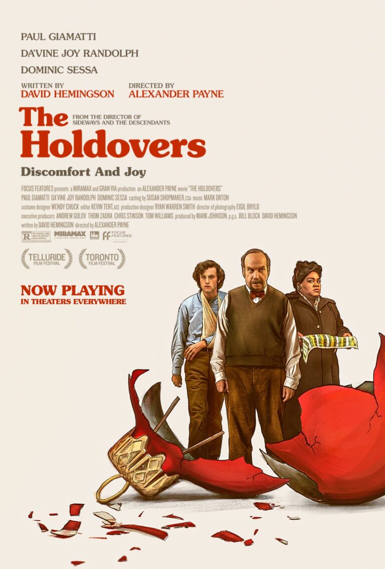 This month’s Mike Peros movie and TV reviews of The Holdovers, The Killer, Defending His Life.