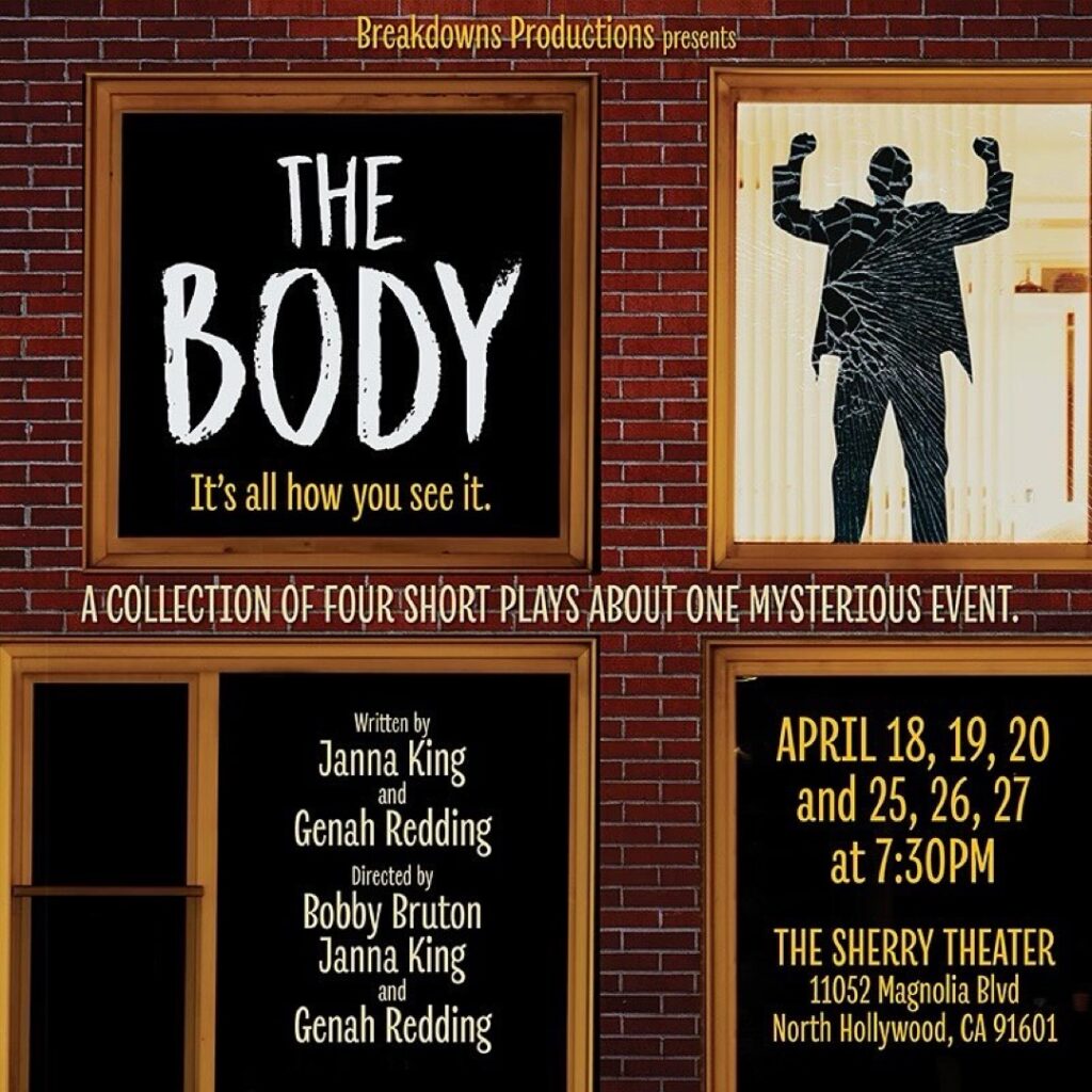 A NoHo Arts theatre review of Breakdowns Productions’ The Body,