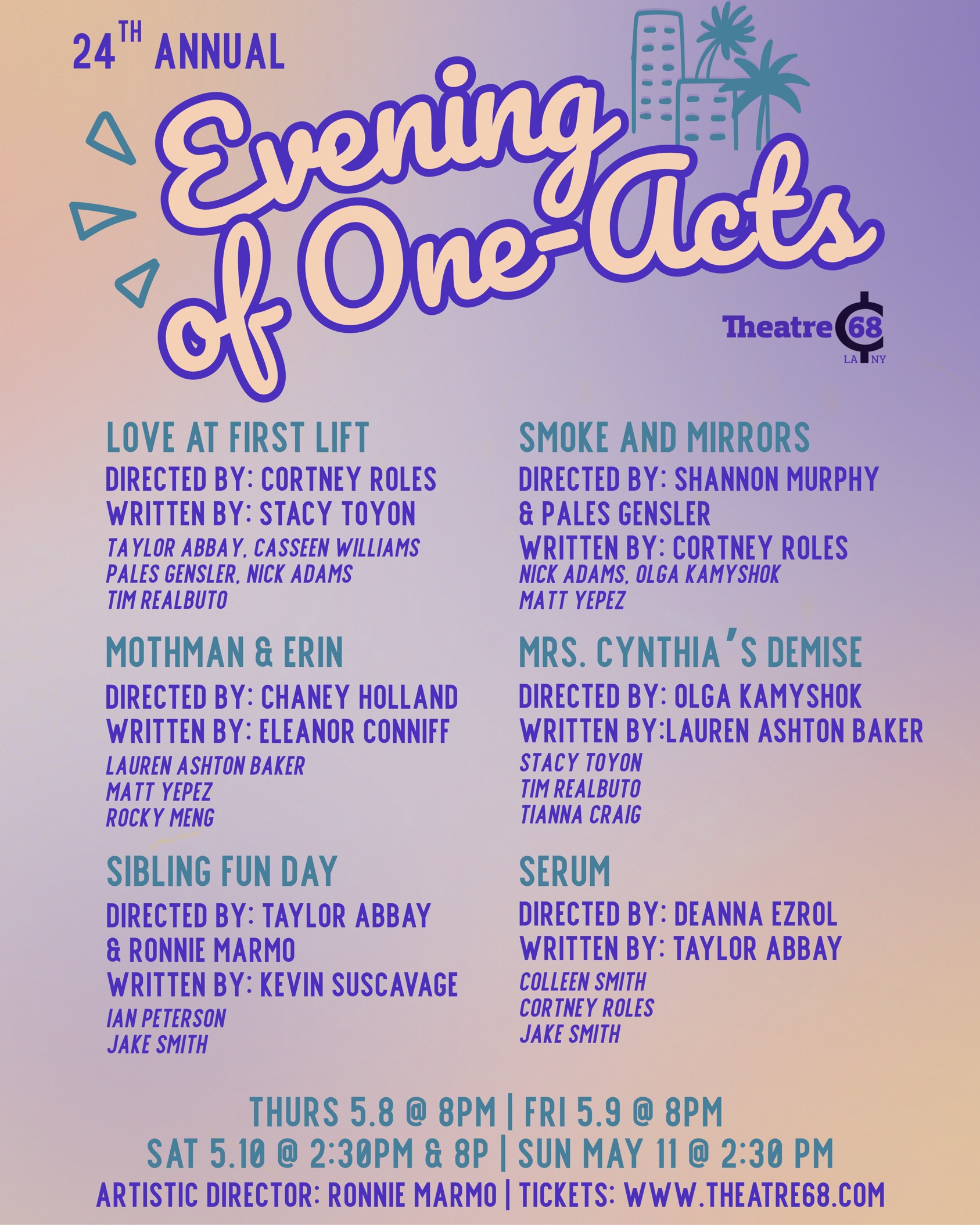 UTF 868 LA one acts 2025 final