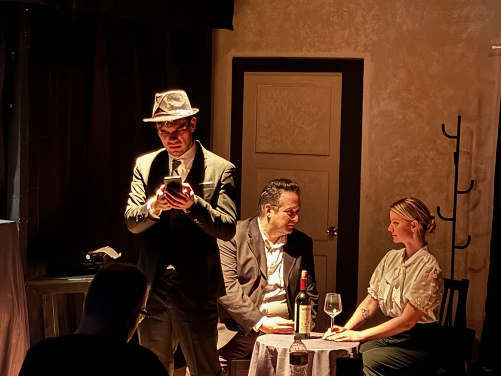A NoHo Arts theatre review of Dance On Productions’ West Coast premiere of Tennessee Williams’ In the Bar of a Tokyo Hotel, directed by Jack Heller, running April 9-May 18 at Hudson Backstage Theatre.